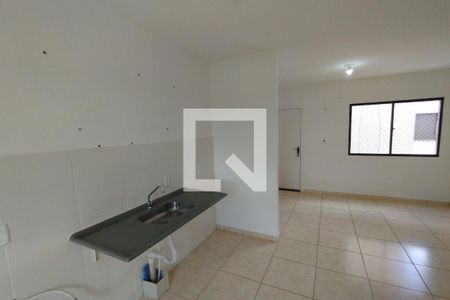 Cozinha - Lavanderia de apartamento para alugar com 2 quartos, 50m² em Jardim Diva Tarla de Carvalho, Ribeirão Preto