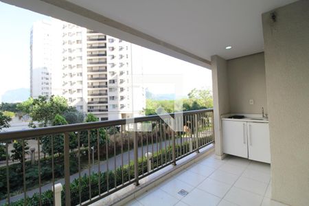 Varanda da Sala de apartamento à venda com 2 quartos, 75m² em Jacarepaguá, Rio de Janeiro