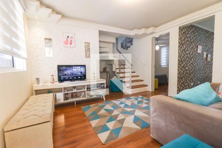 Sala de casa de condomínio para alugar com 3 quartos, 130m² em Alto Boqueirão, Curitiba