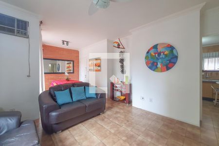 Sala de apartamento para alugar com 2 quartos, 72m² em Balneario Cidade Atlantica, Guarujá