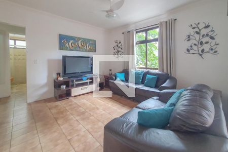 Sala de apartamento para alugar com 2 quartos, 72m² em Balneario Cidade Atlantica, Guarujá