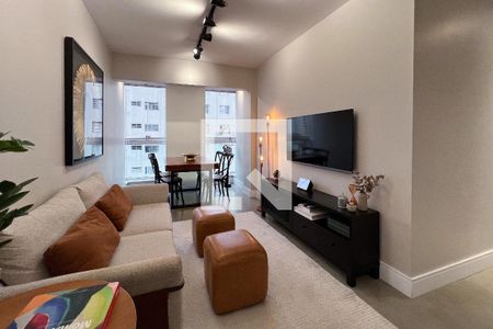 Sala de apartamento à venda com 2 quartos, 63m² em Vila Olímpia, São Paulo