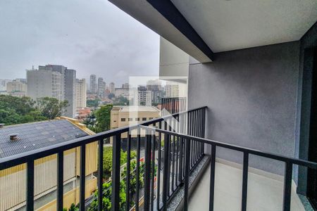 Varanda  de kitnet/studio para alugar com 1 quarto, 25m² em Vila Mariana, São Paulo