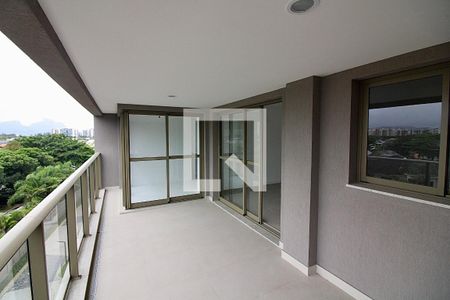 Varanda da Sala de apartamento à venda com 3 quartos, 123m² em Barra da Tijuca, Rio de Janeiro