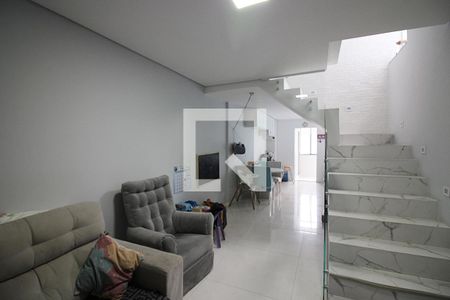 Sala de casa para alugar com 2 quartos, 135m² em Vila Florida, São Bernardo do Campo