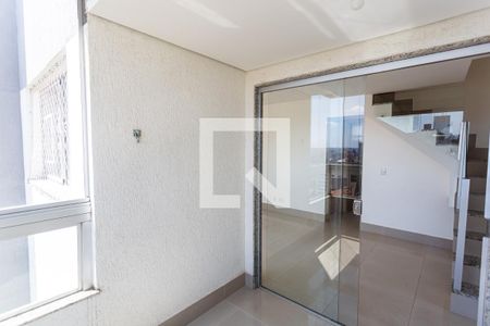 Varanda da Sala 1 de apartamento à venda com 2 quartos, 134m² em Serra, Belo Horizonte