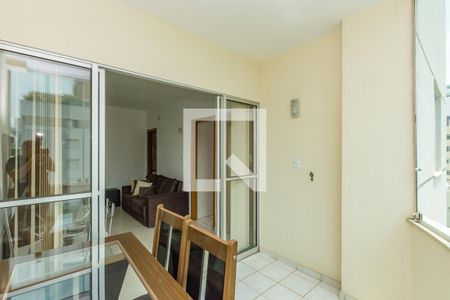 Varanda da Sala de apartamento para alugar com 2 quartos, 70m² em Buritis, Belo Horizonte