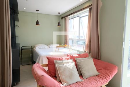 Sala/Quarto de apartamento à venda com 1 quarto, 34m² em Pinheiros, São Paulo