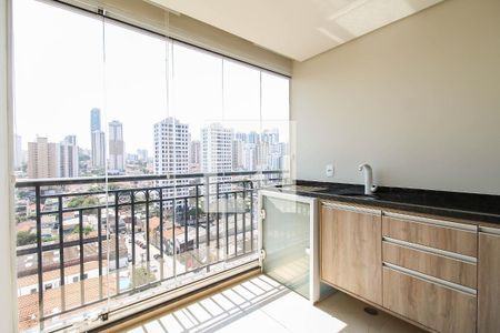 Varanda da Sala de apartamento à venda com 1 quarto, 62m² em Vila Regente Feijó, São Paulo