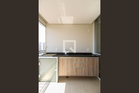 Varanda da Sala de apartamento à venda com 1 quarto, 62m² em Vila Regente Feijó, São Paulo