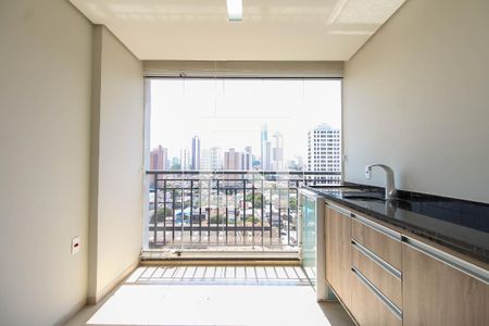 Varanda da Sala de apartamento à venda com 1 quarto, 62m² em Vila Regente Feijó, São Paulo