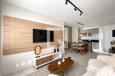 Sala de apartamento à venda com 2 quartos, 59m² em Serra, Belo Horizonte