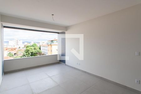 Sala de apartamento à venda com 3 quartos, 84m² em Monsenhor Messias, Belo Horizonte