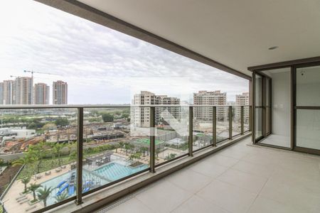 Varanda de apartamento para alugar com 3 quartos, 119m² em Barra da Tijuca, Rio de Janeiro