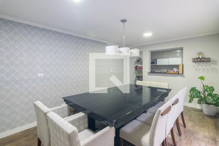 Sala de Jantar de casa à venda com 3 quartos, 170m² em Vila Valparaiso, Santo André