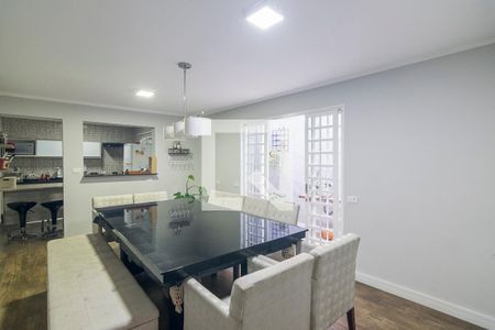 Sala de Jantar de casa à venda com 3 quartos, 170m² em Vila Valparaiso, Santo André