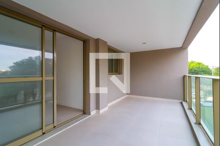 Varanda da Sala de apartamento para alugar com 3 quartos, 123m² em Barra da Tijuca, Rio de Janeiro