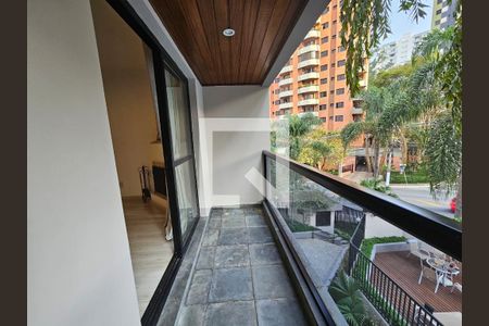 Varanda da Sala de apartamento à venda com 2 quartos, 105m² em Vila Andrade, São Paulo