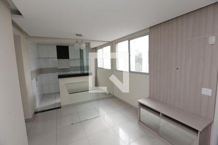 Sala de apartamento para alugar com 2 quartos, 48m² em Santa Maria, Contagem