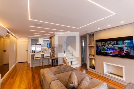 Sala de apartamento à venda com 3 quartos, 183m² em Parque das Nações, Santo André