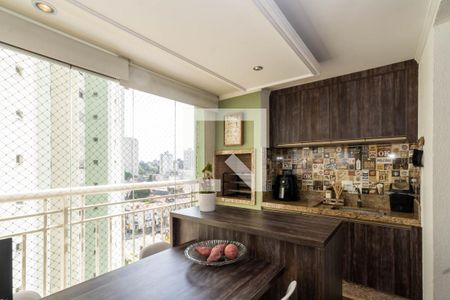 Varanda gourmet de apartamento à venda com 3 quartos, 127m² em Centro, Guarulhos