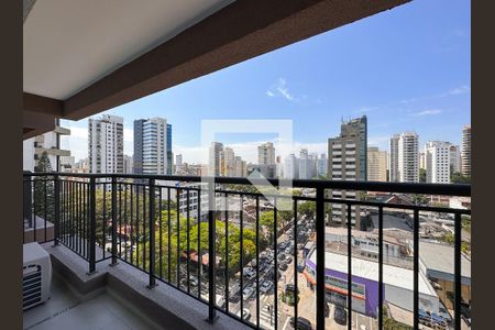 Apartamento para alugar com 34m², 1 quarto e sem vagaVaranda