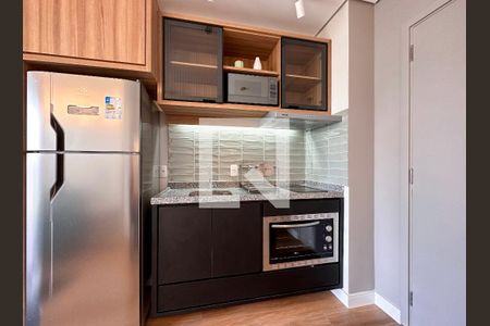 Sala/Cozinha de apartamento para alugar com 1 quarto, 34m² em Campo Belo, São Paulo