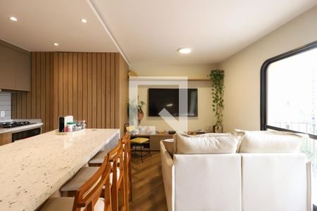Sala e Cozinha de apartamento à venda com 2 quartos, 72m² em Santana, São Paulo