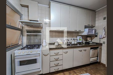 Cozinha de apartamento para alugar com 3 quartos, 130m² em Centro, Guarujá