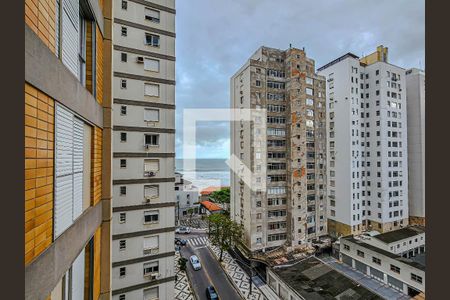 Vista da Sacada de apartamento para alugar com 3 quartos, 130m² em Centro, Guarujá
