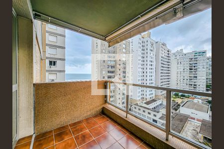 Sacada de apartamento para alugar com 3 quartos, 130m² em Centro, Guarujá