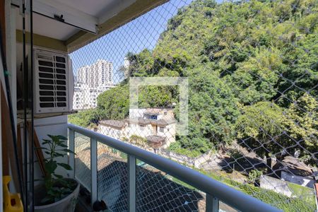 Varanda da Sala de apartamento para alugar com 2 quartos, 75m² em Botafogo, Rio de Janeiro