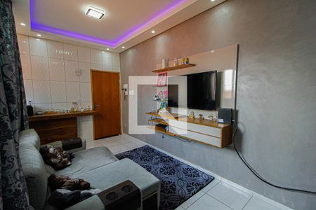 Sala de apartamento para alugar com 1 quarto, 80m² em Vila Guarará, Santo André