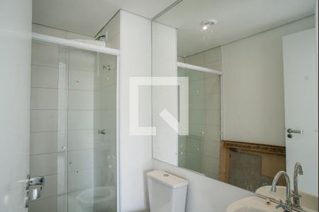 Banheiro de kitnet/studio para alugar com 1 quarto, 25m² em Bela Vista, São Paulo