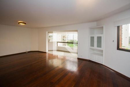 Sala de apartamento para alugar com 4 quartos, 163m² em Brooklin, São Paulo