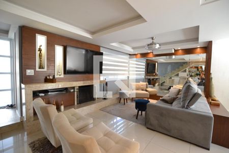 Sala de casa de condomínio à venda com 3 quartos, 167m² em Aberta dos Morros, Porto Alegre