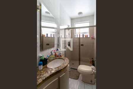 Banheiro da Suíte de apartamento à venda com 4 quartos, 186m² em Padre Eustáquio, Belo Horizonte