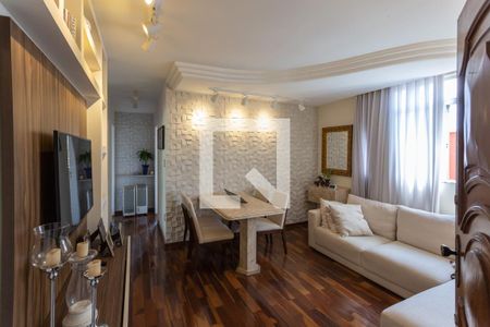 Sala de apartamento à venda com 3 quartos, 80m² em São Pedro, Belo Horizonte
