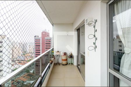 Varanda da Sala de apartamento para alugar com 3 quartos, 300m² em Vila Monte Alegre, São Paulo