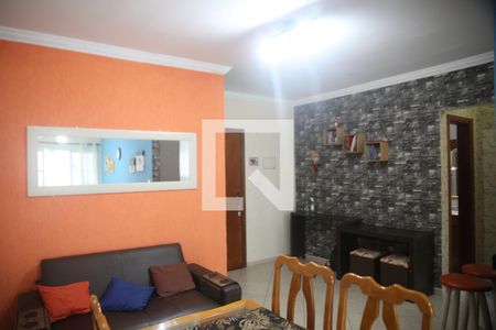 Sala de apartamento para alugar com 1 quarto, 85m² em Canto do Forte, Praia Grande