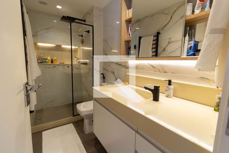 Apartamento para alugar com 136m², 3 quartos e 2 vagasBanheiro do Quarto 1