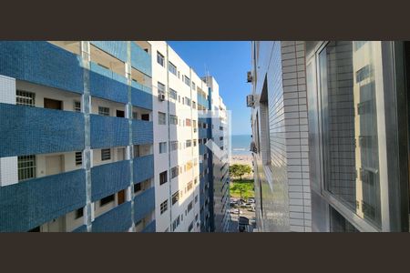 Vista da Sala de kitnet/studio para alugar com 1 quarto, 33m² em Gonzaga, Santos