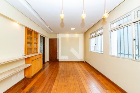 Sala de apartamento para alugar com 3 quartos, 108m² em Estoril, Belo Horizonte