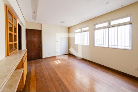 Sala de apartamento para alugar com 3 quartos, 108m² em Estoril, Belo Horizonte