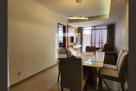 Sala  de apartamento à venda com 2 quartos, 60m² em Maria Virgínia, Belo Horizonte