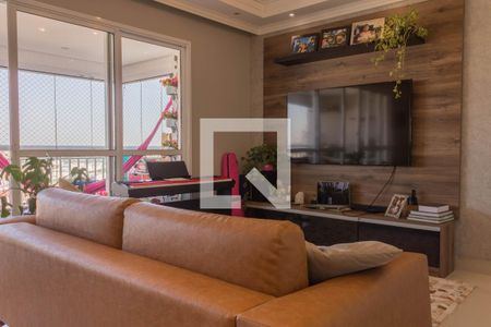 Sala de apartamento à venda com 3 quartos, 107m² em Vila Lusitânia, São Bernardo do Campo