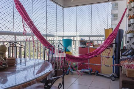 Varanda de apartamento à venda com 3 quartos, 107m² em Vila Lusitânia, São Bernardo do Campo