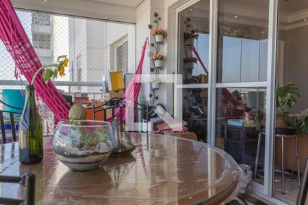 Varanda de apartamento à venda com 3 quartos, 107m² em Vila Lusitânia, São Bernardo do Campo
