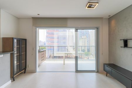 Sala de apartamento à venda com 1 quarto, 65m² em Vila Cordeiro, São Paulo