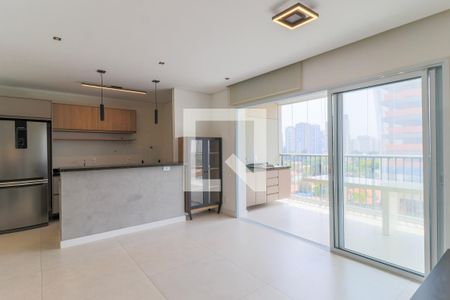 Sala de apartamento à venda com 1 quarto, 65m² em Vila Cordeiro, São Paulo